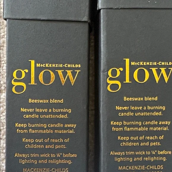 Macenzie-Childs 12 inch white poka dot candles. Set of 4 total NIB - Picture 4 of 4